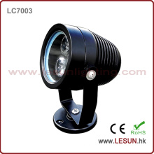 Silber / Schwarz 3W IP65 Unterwasser-LED-Pool-Licht für Außenbeleuchtung LC7003